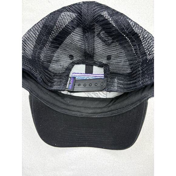 Black Patagonia Snap Back Hat Great Clean Condition - Picture 2 of 2